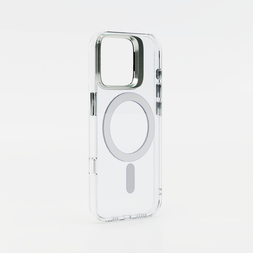 Clear Case with Built in Camera Stand - MagSafe Compatible