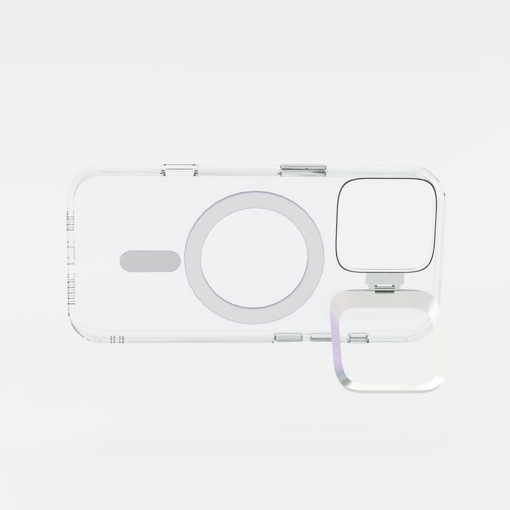 Clear Case with Built in Camera Stand - MagSafe Compatible