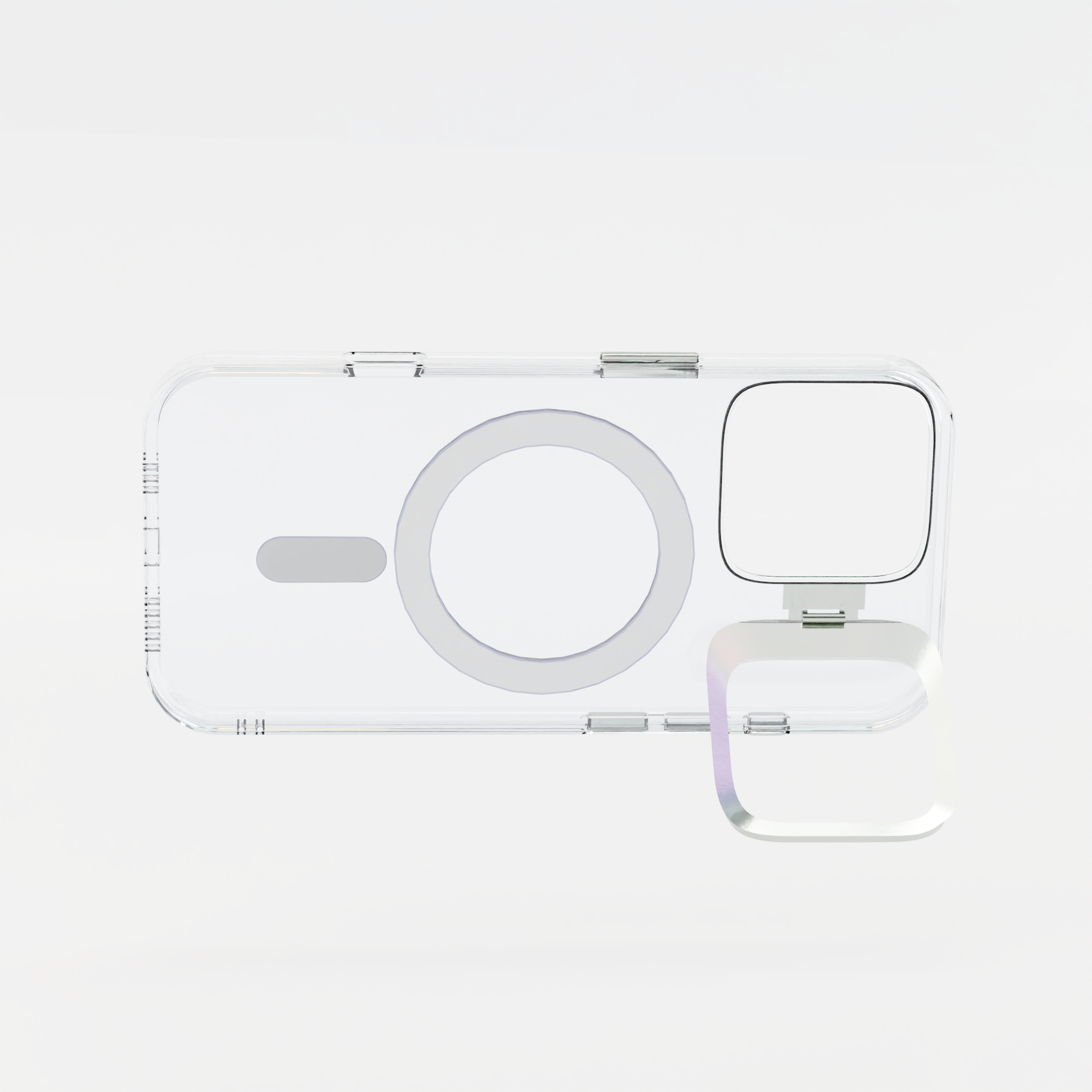 Clear Case with Built in Camera Stand - MagSafe Compatible