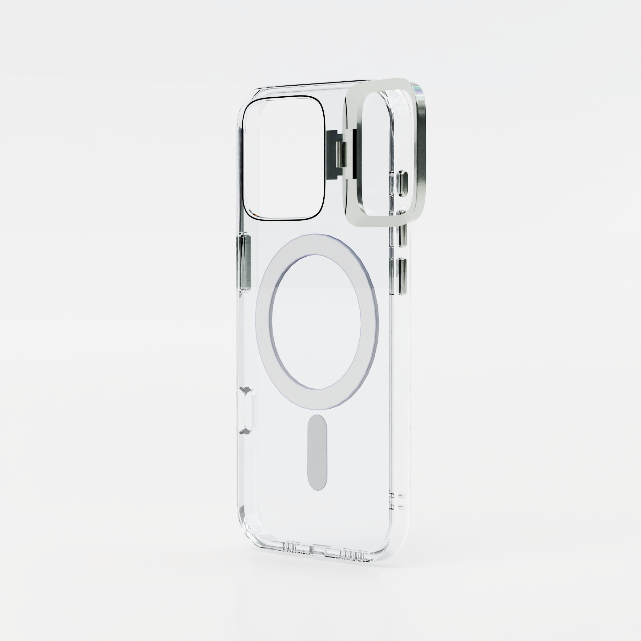 Clear Case with Built in Camera Stand - MagSafe Compatible