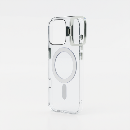 iPhone Clear Case with Built in Camera Stand - MagSafe Compatible