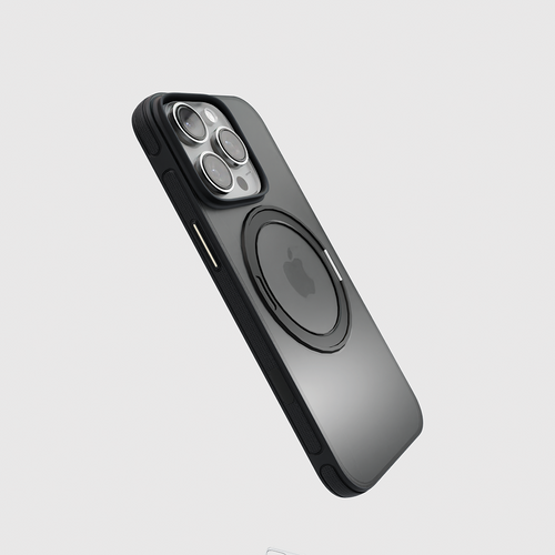 iPhone Midnight Vitreum Case with Built in Ring Stand - MagSafe Compatible