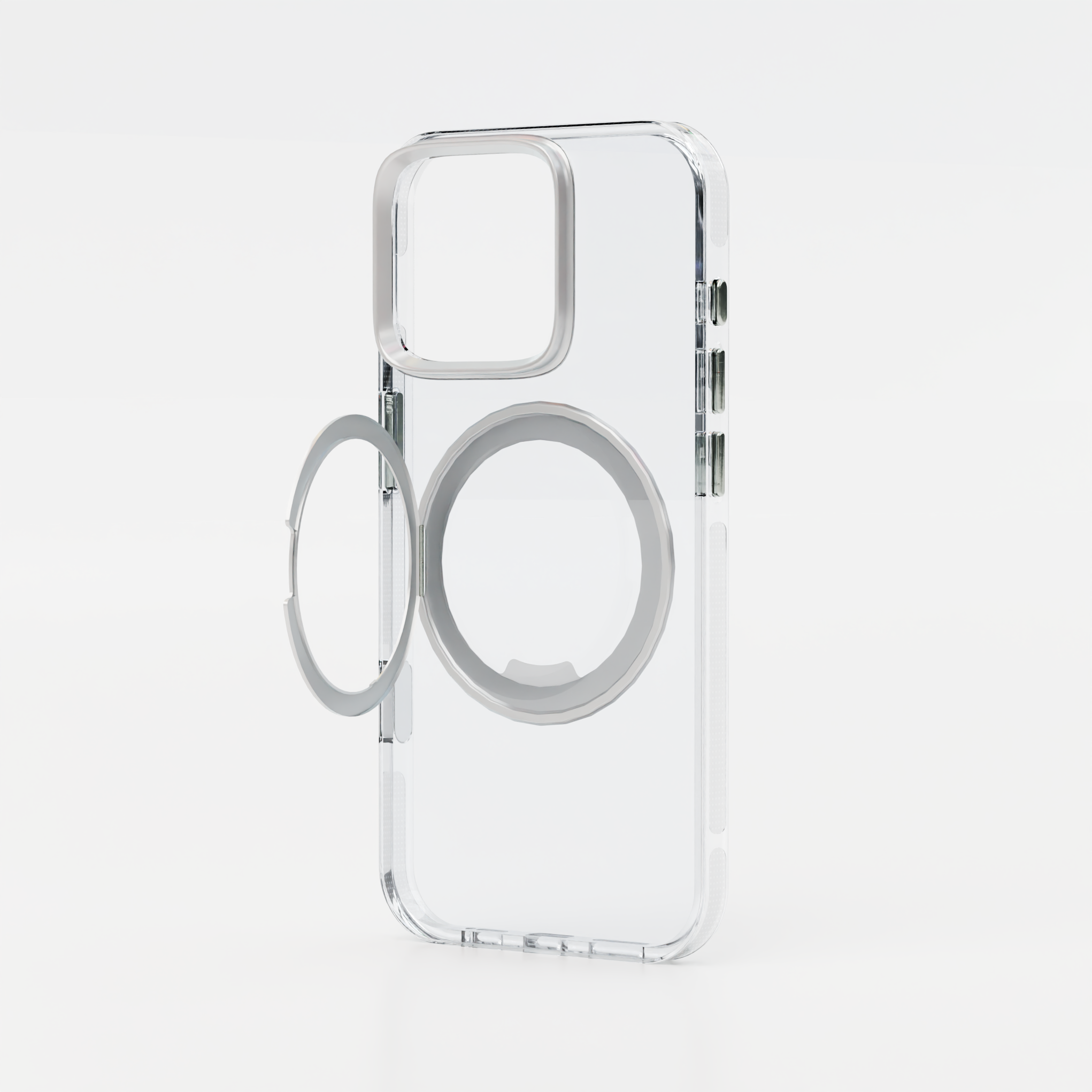 Clear Case with Built in Ring Stand - MagSafe Compatible