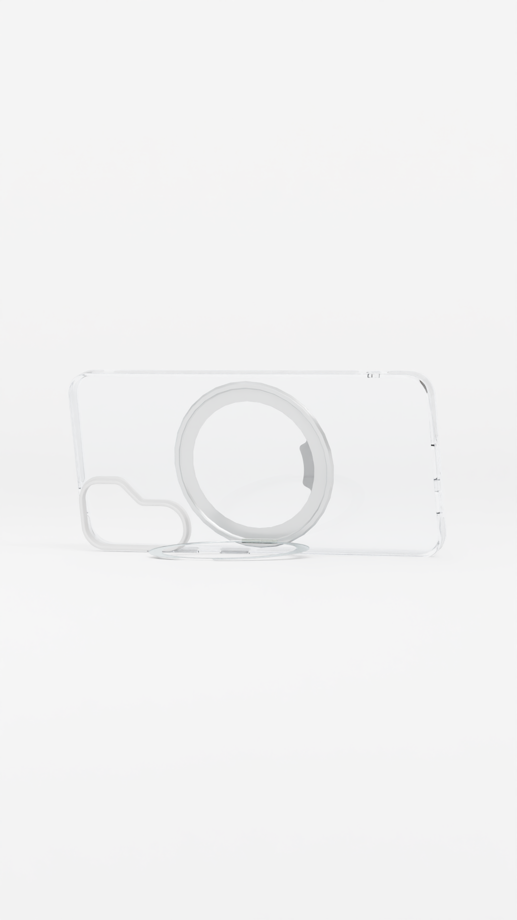 Samsung Clear Case with Built in Ring Stand