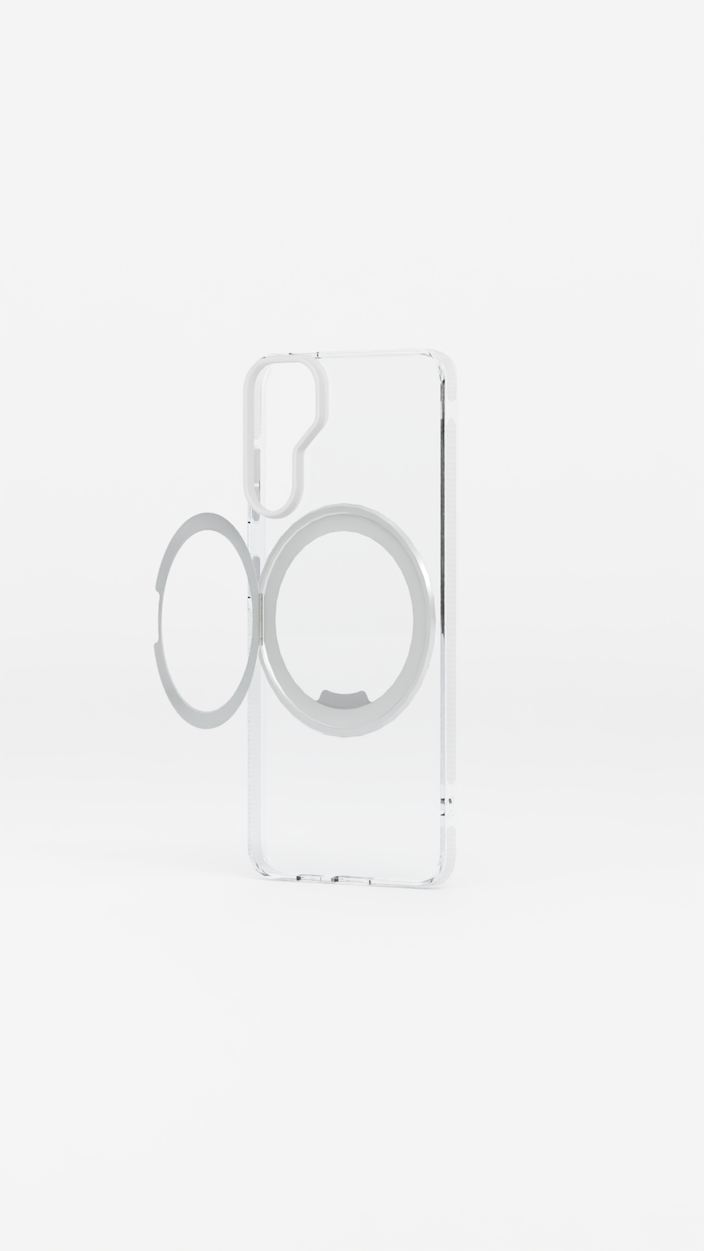 Samsung Clear Case with Built in Ring Stand