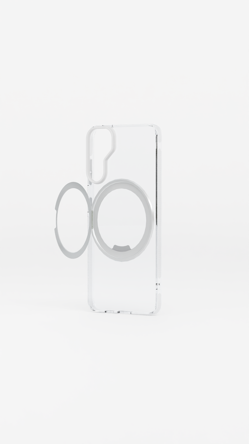 Samsung Clear Case with Built in Ring Stand